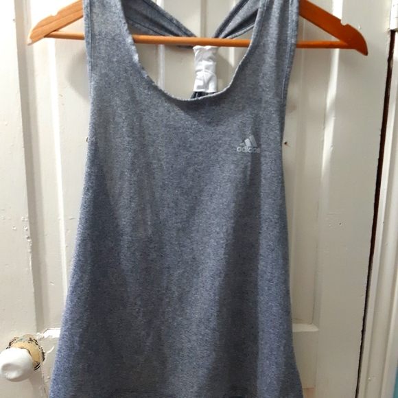 Women's Adidas grey tank top - Picture 1 of 3